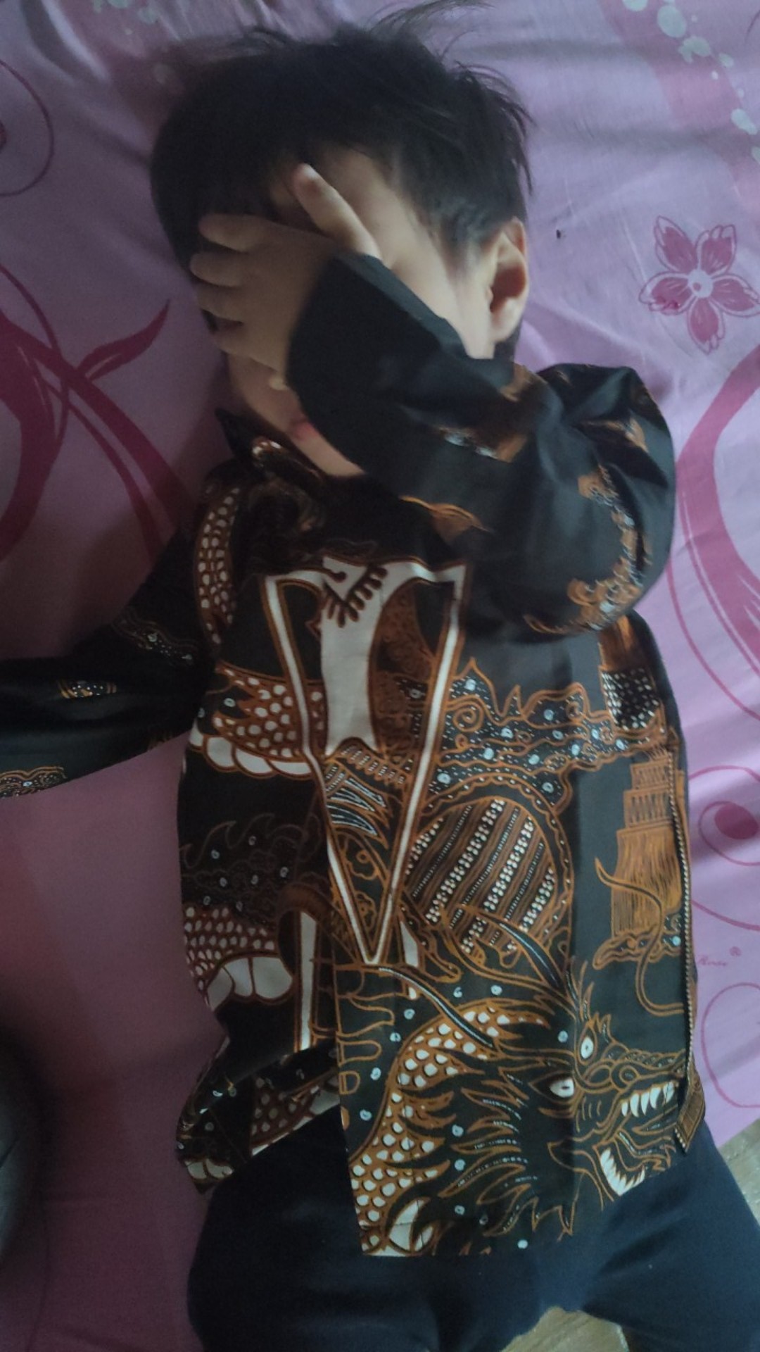 Naga Lesmana  Kemeja Batik Pria Lengan Panjang Dan Pendek By Aljaya Batik