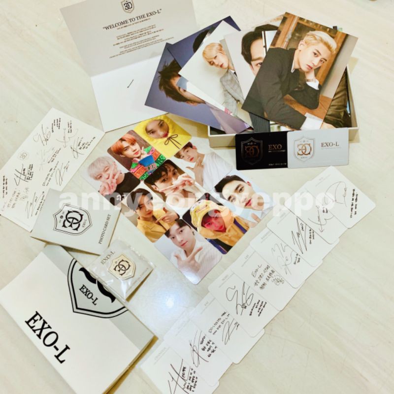 SHARING EXO-L KIT EXO OFFICIAL FANCLUB 2020