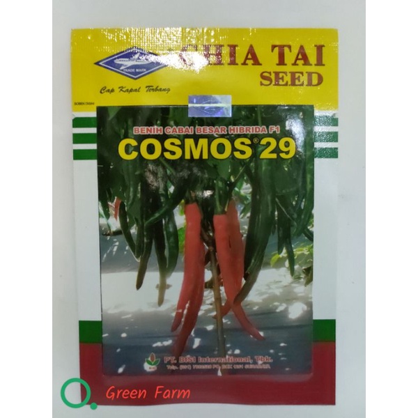 Cabe Besar Cosmos 29 Cabe Besar Hibrida Umur Genjah Kemasan 10gr Original Pabrik