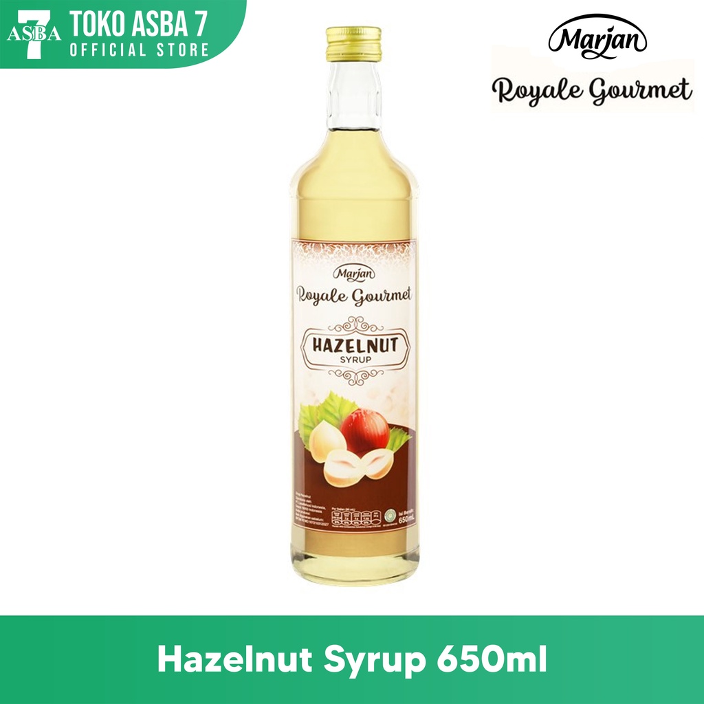 

Marjan Gourmet Hazelnut & Caramel Syrup 650ml