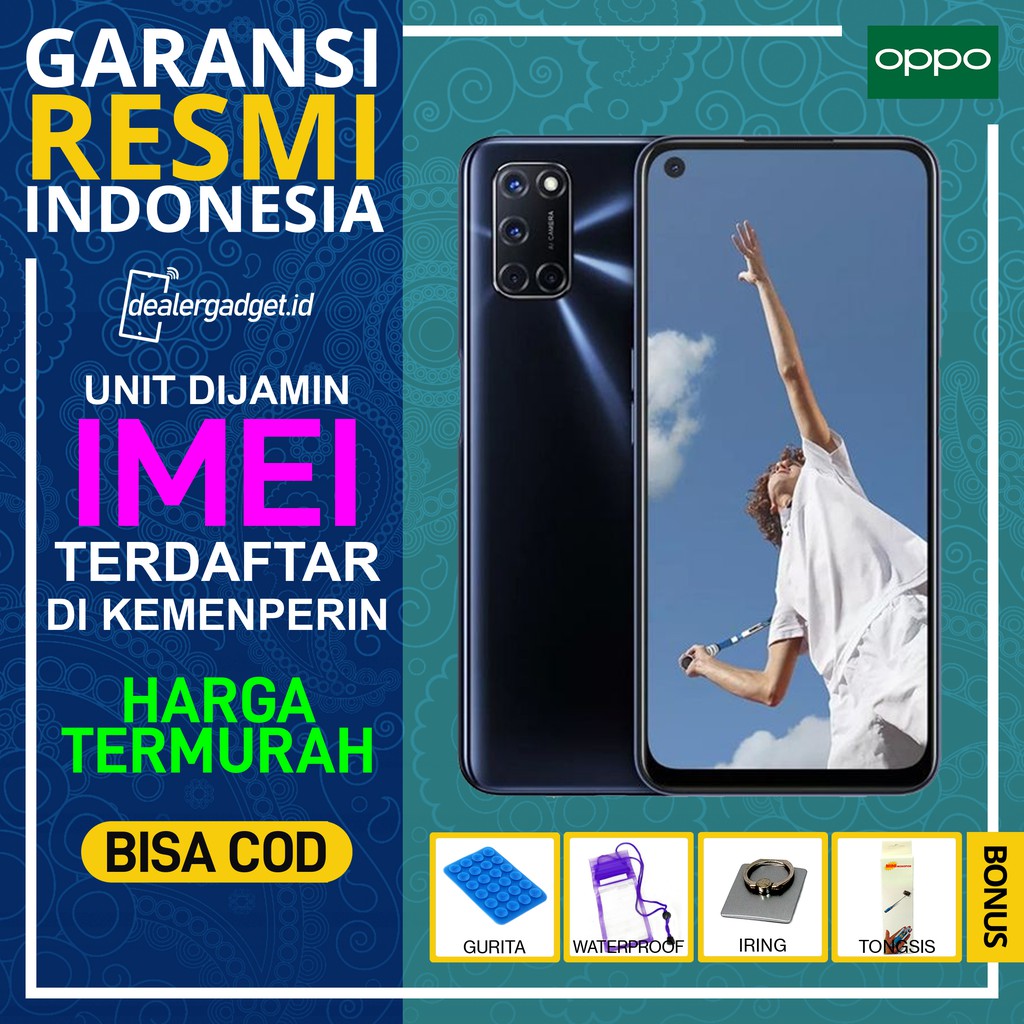 Oppo A52 6GB/128GB 128 GB 6 GB Garansi Resmi Oppo 1 Tahun