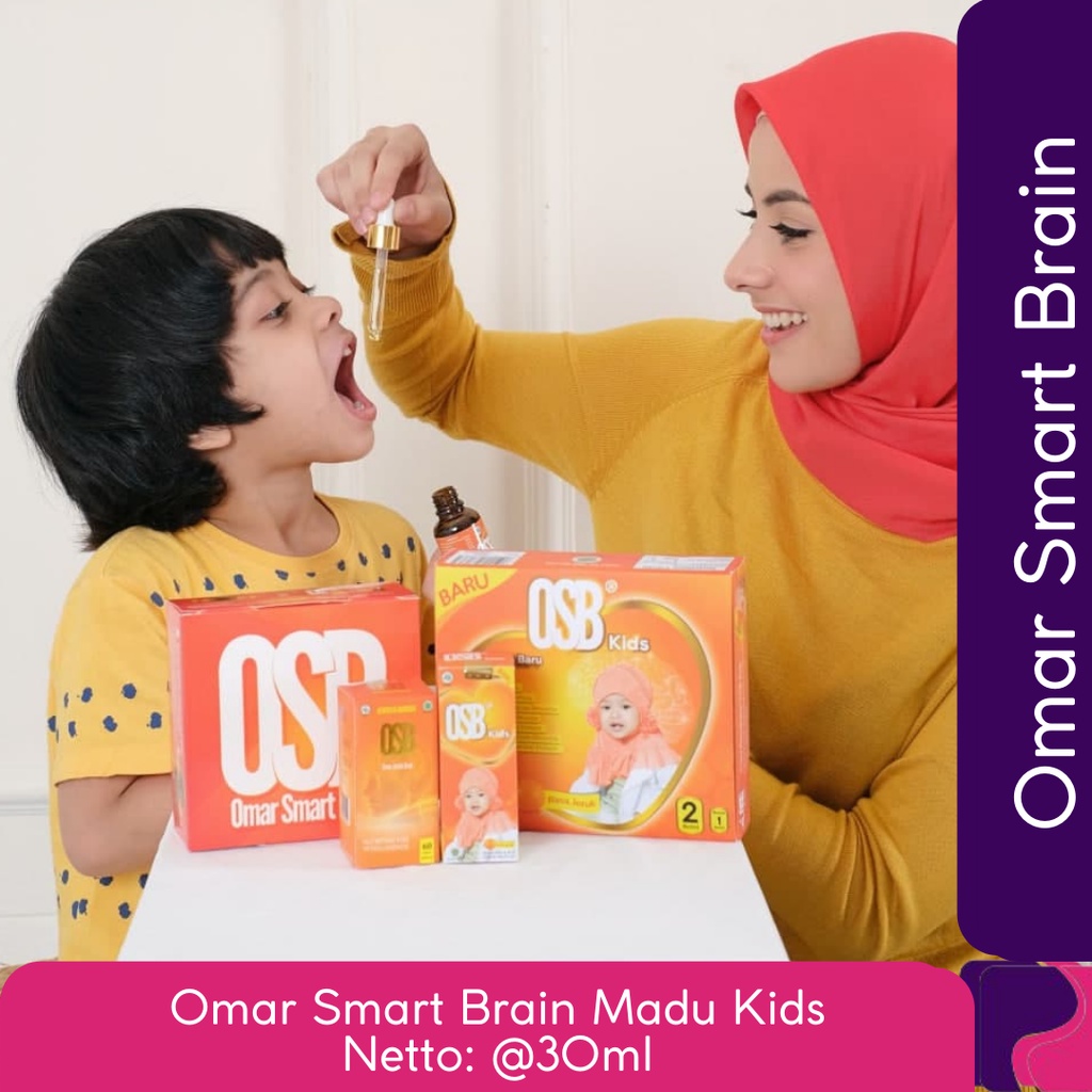 Madu OSB Omar Smart Brain for Kids Vitamin otak anak agar fokus