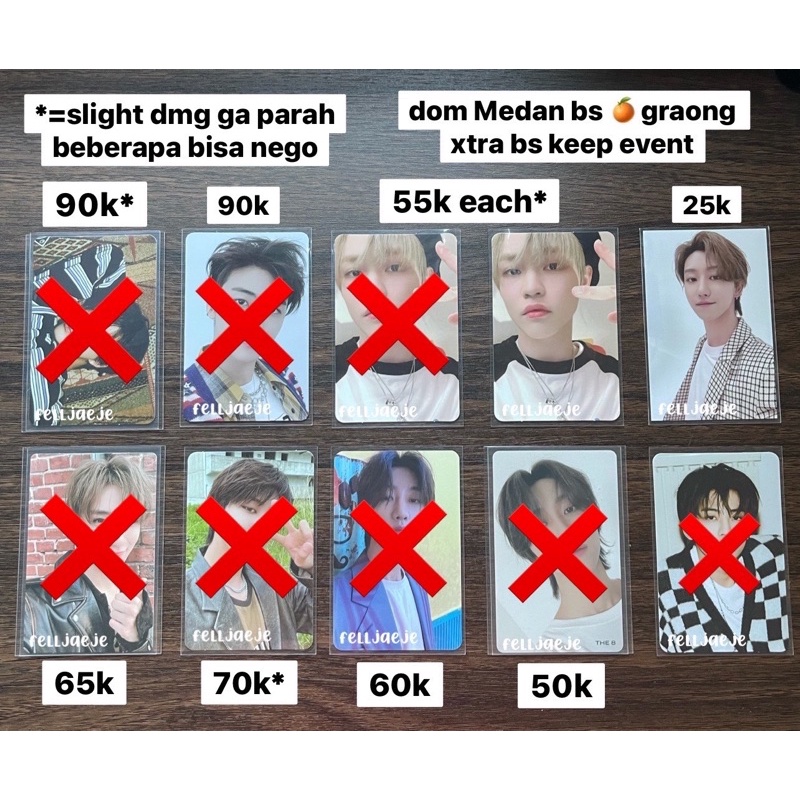 [READY STOCK] PC PHOTOCARD JAEMIN CRAZY CHENLE SELCA DECO NCT JOSHUA GENGMO MINGHAO THE8 HENGGARAE S