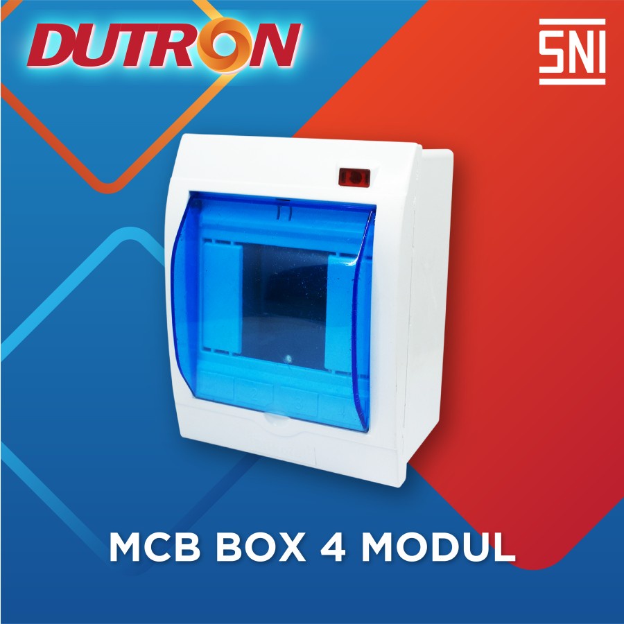 Dutron BOX MCB 4 Group Inbow Outbow isi 4 Grup MCB Modul IB OB + Lampu