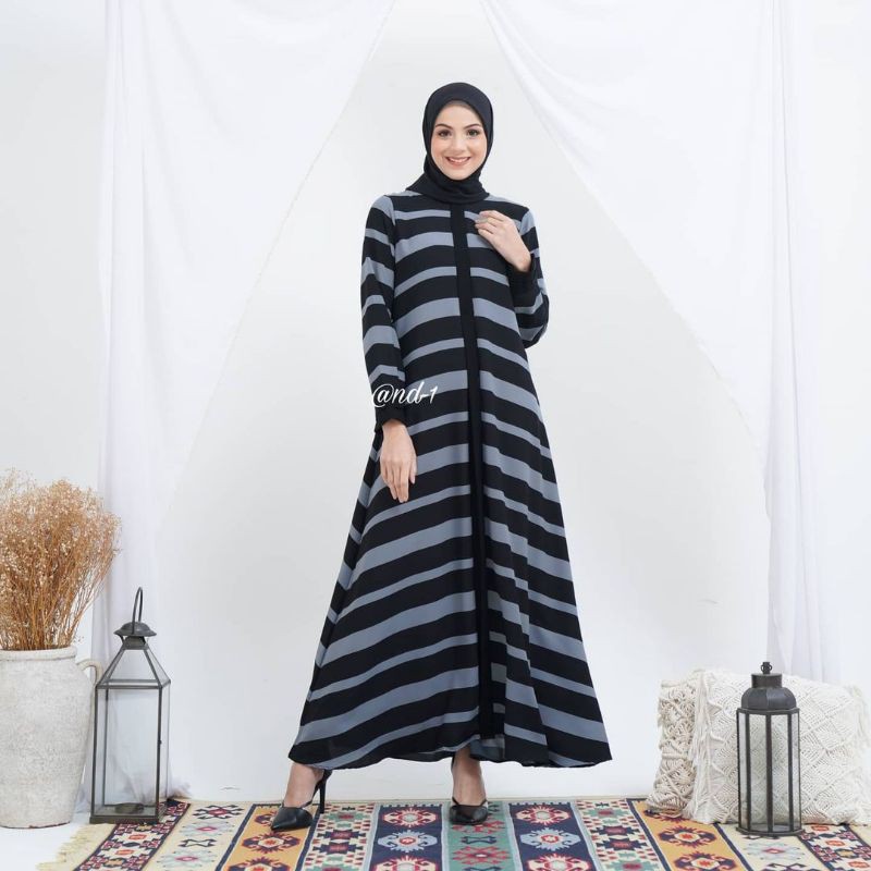 Nafisa Dress - Gamis Hitam - Gamis Tanahabang - Tanahabang Collection
