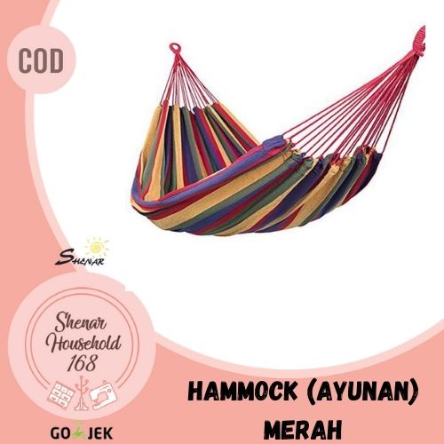 SHENAR , HAMMOCK OUTDOOR CAMPING HIKING TEMPAT TIDUR GANTUNG AYUNAN (BISA COD)