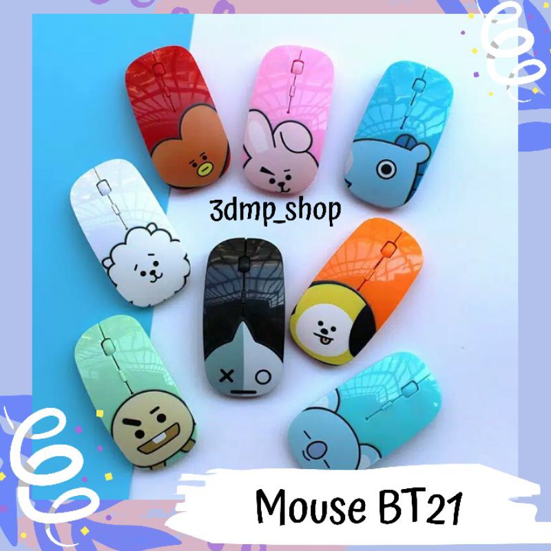 Mouse BT21 BTS KPOP Tata Cooky Koya Rj Van