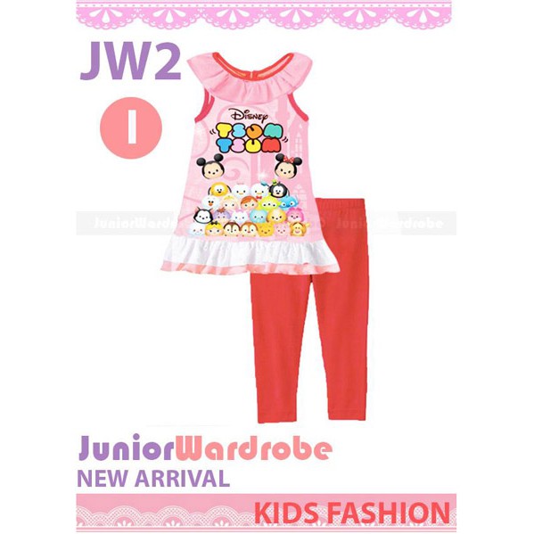 Fashion Girl JW 2 I setelan anak perempuan tsum-tsum