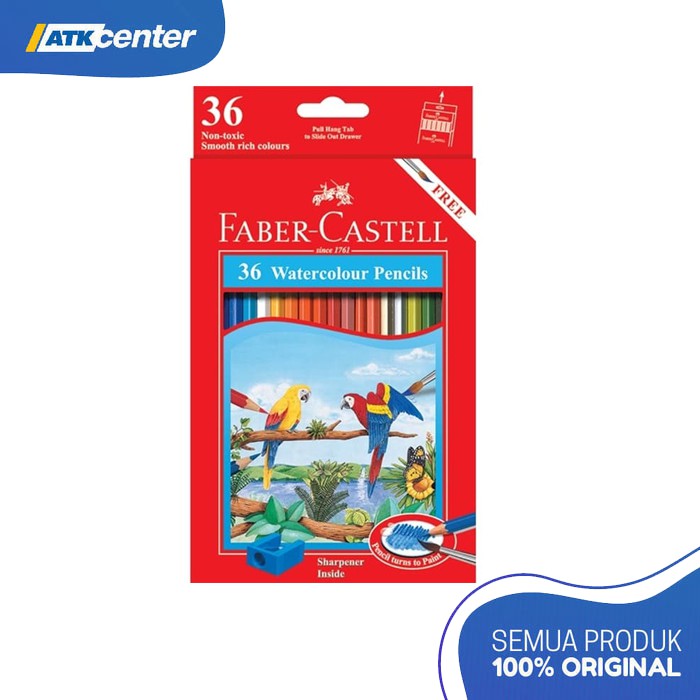 

Pensil Warna / Watercolour Pencils FABER-CASTELL 36C Aquarel 114466