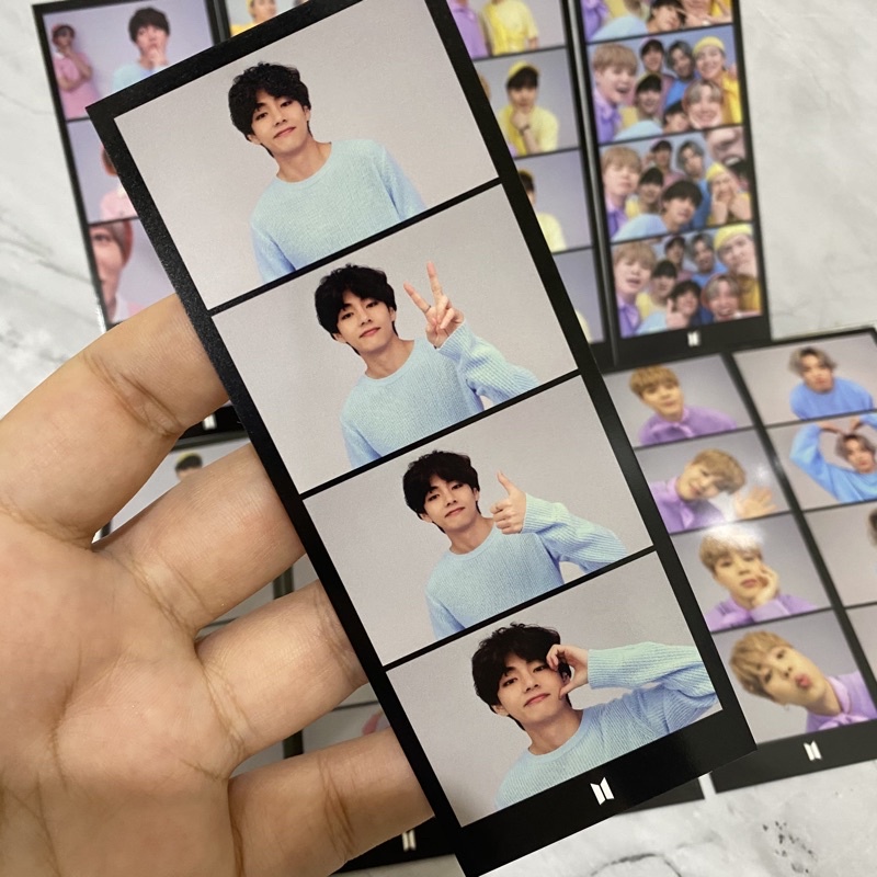 BTS festa d day Calendar V kim taehyung Photo Photostrip photo strip  official pc photocard