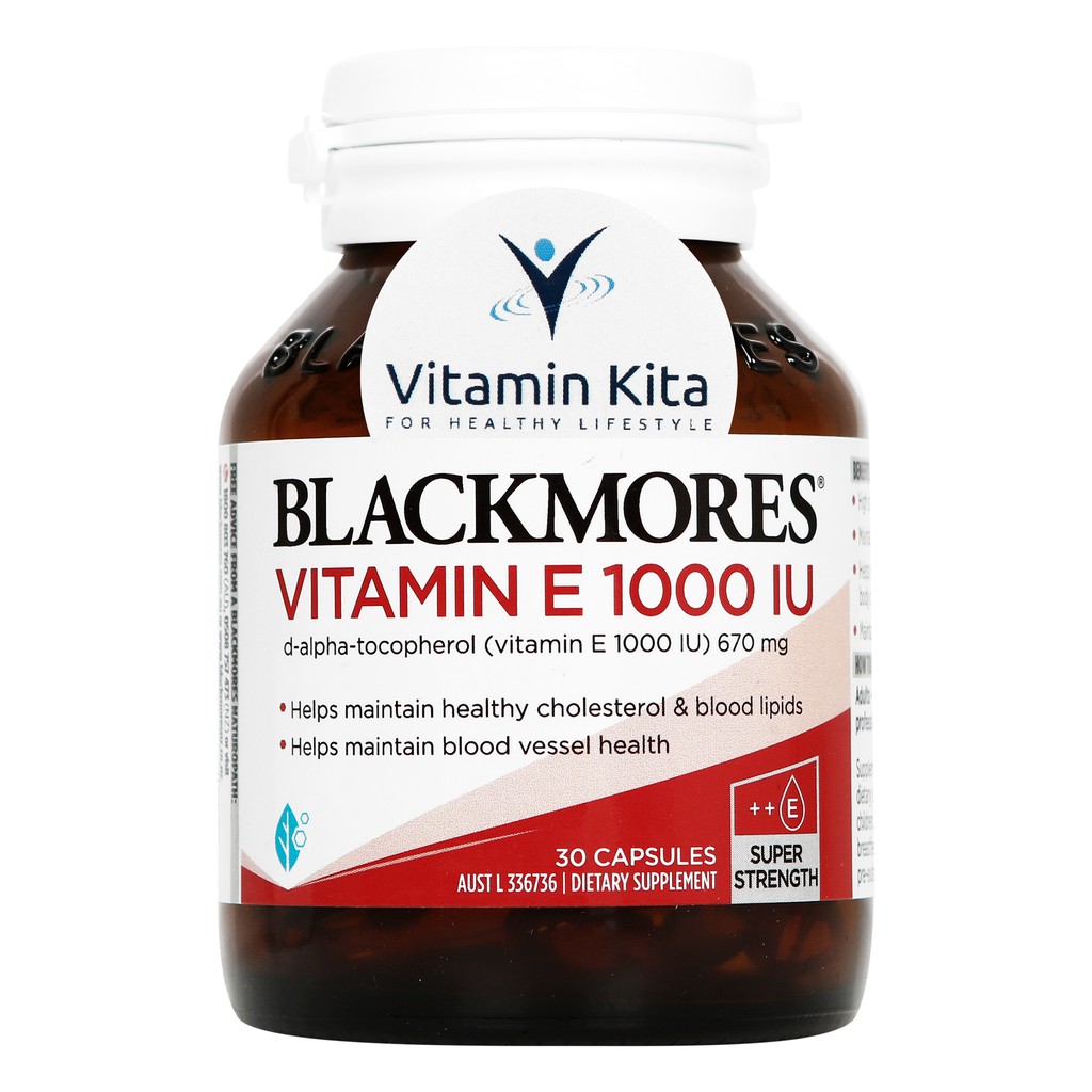 Kebaikan Vitamin E Blackmore 1000 Mg