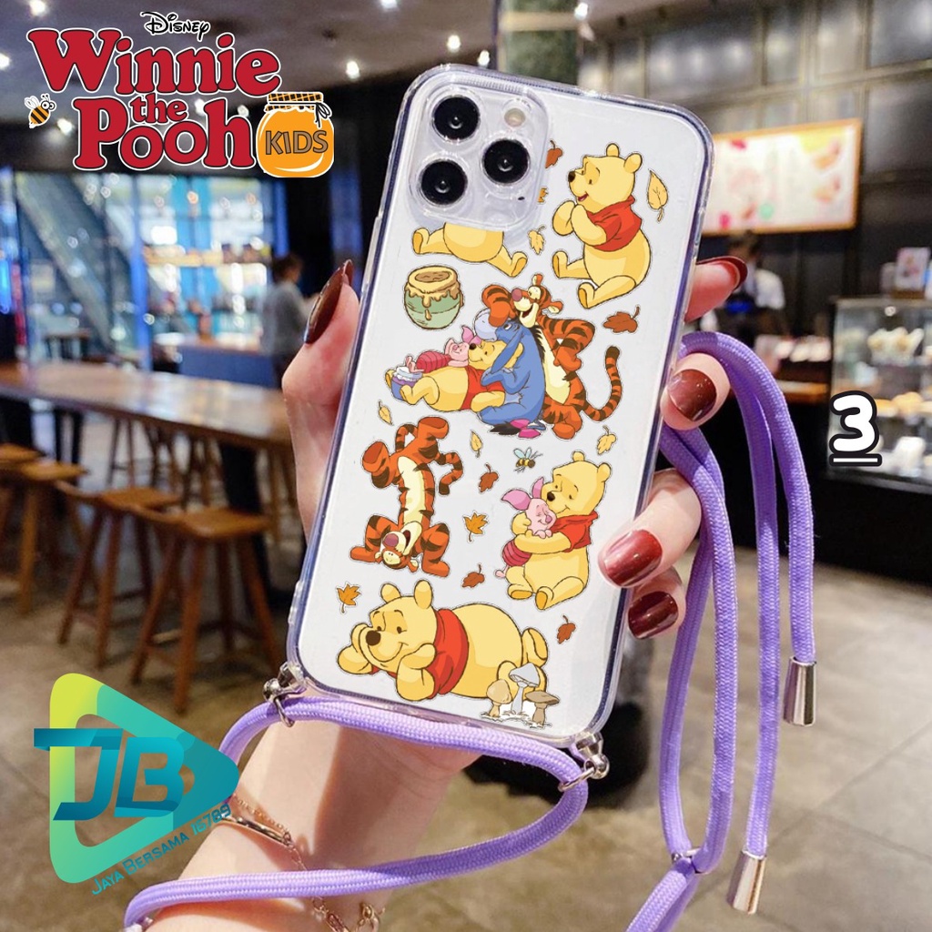 SOFTCASE SLINGCASE LANYARD BENING WINNIE THE POOH INFINIX NOTE 8 HOT 9 PLAY X680 X682 10 LITE JB4804