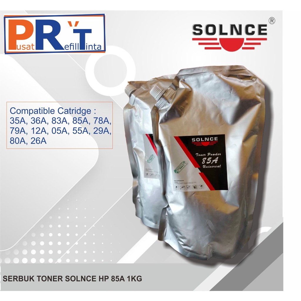 Solnce 85a Serbuk Toner HP 85a