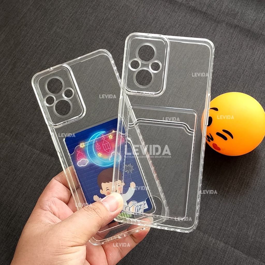 Oppo Reno 6 5G Oppo Reno 7 5G Clear Card Slot Kartu Bening Case Oppo Reno 6 5G Oppo Reno 7 5G