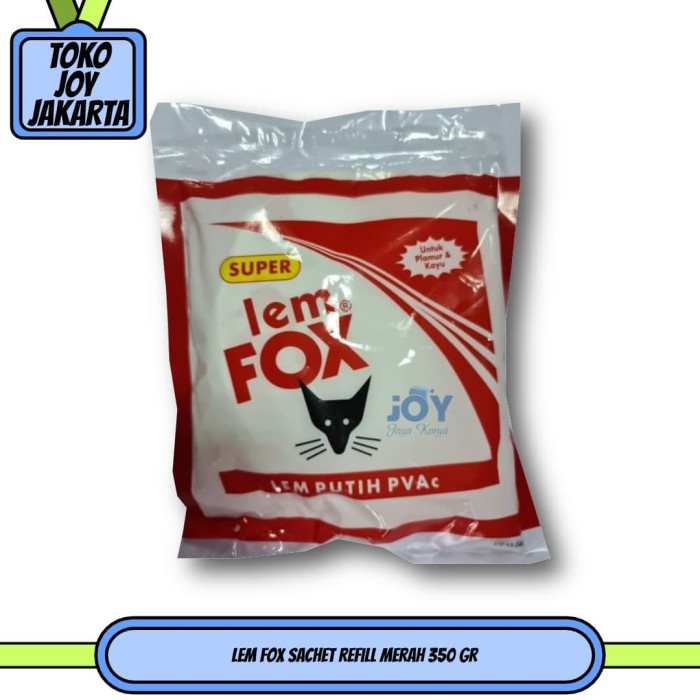 

Lem Fox SACHET Refill MERAH 350 gr lem kertas kayu prakarya