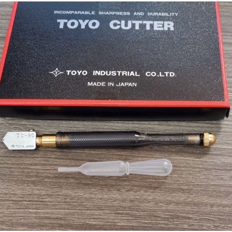 

Alat pemotong kaca minyak TOYO TC-90 | Toyo cutter | Glass oil knife cutt