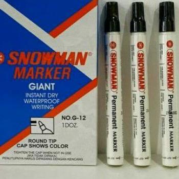 

Model Terkini 7NMDT Snowman permanent G-12 (hitam) 12pcs ORIGINAL 52 Best
