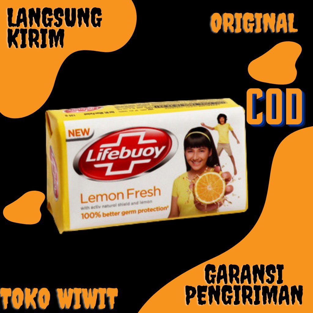 Sabun Mandi Lifebuoy Lemon Fresh Antibacterial Soap