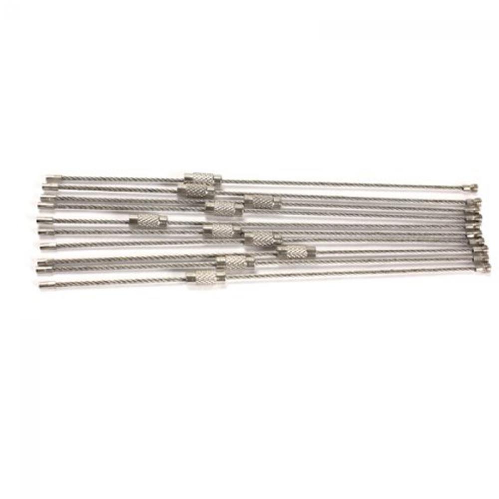 10pcs Gantungan Kunci Kawat Hot Sell Outdoor Tool Stainless Steel