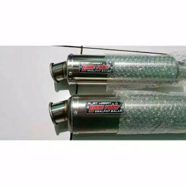 <<<<<] knalpot LR oval knalpot lone rider trioval bulat