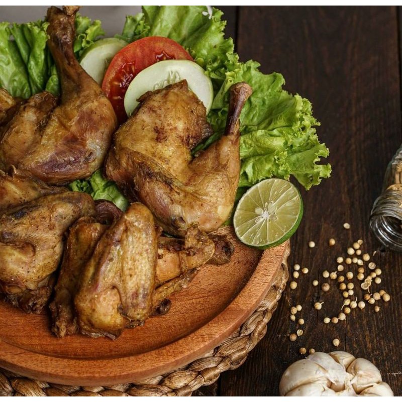 

ayam goreng ungkep instan ayam pitik gandem