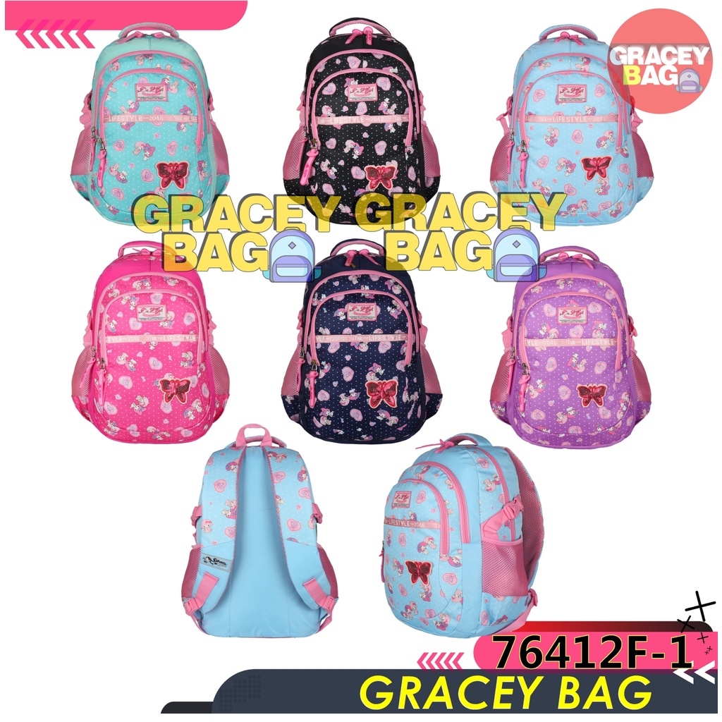 GB-76412F Tas Ransel Anak Perempuan Silvergirl / Remaja by Alto