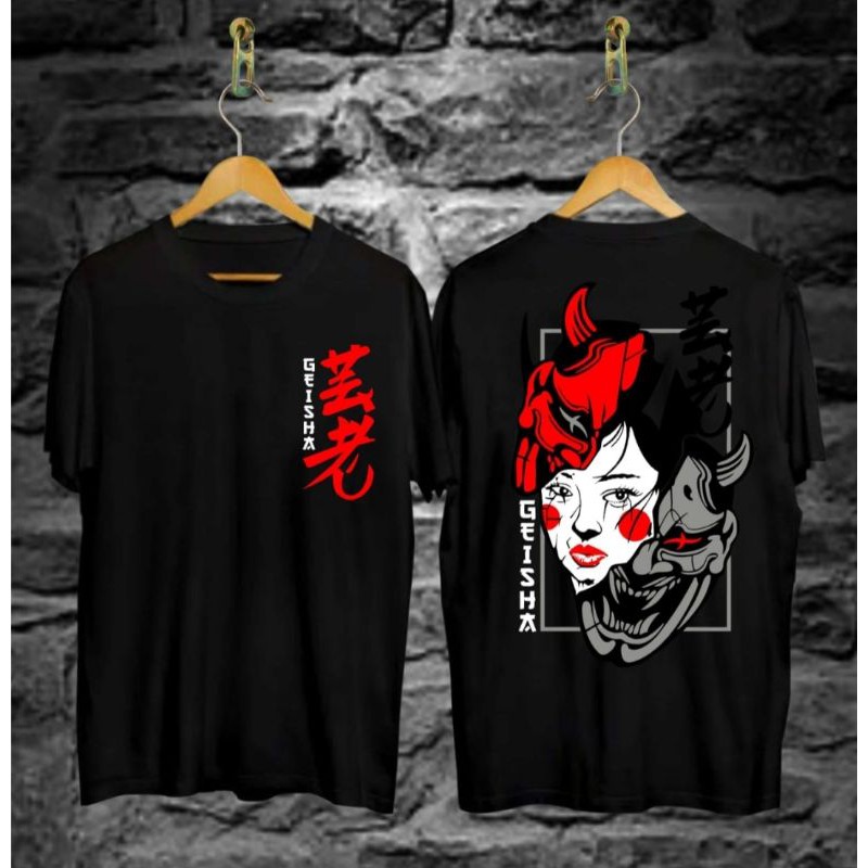 BAJU KAOS PRIA SAMURAI POLOS/ KAOS SAMURAI JAPAN / KAOS HITAM POLOS PRIA / SAMURAI TOPENG / ATASAN PRIA WANITA/BAJU DISTRO/ ATASAN SHOPOCOLLECT/