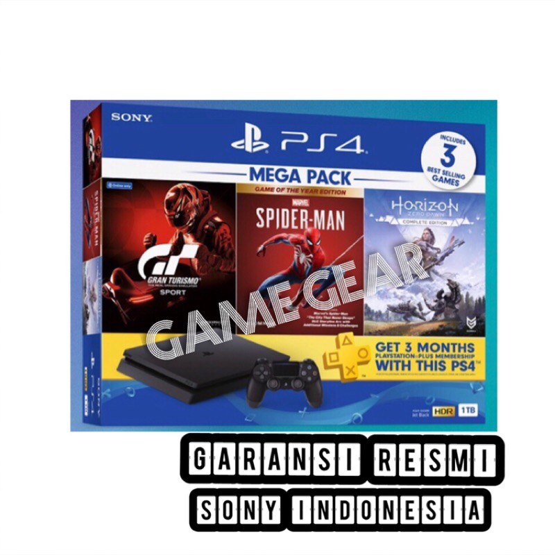 PS4 SLIM 1TB BUNDLE MEGAPACK
