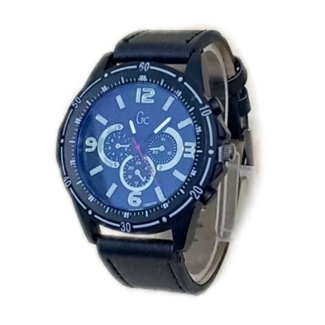 Jam Tangan Pria Korea Sporty GCC Crono Off Strap Kulit