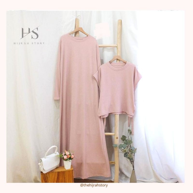 Gamis Dress Muslim Fatimah Hijrah Story