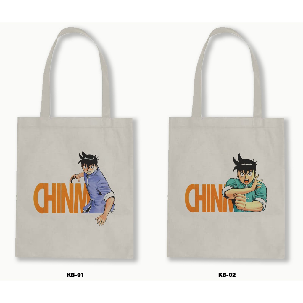 TOTE BAG BLACU - KUNGFU BOY / CHINMI