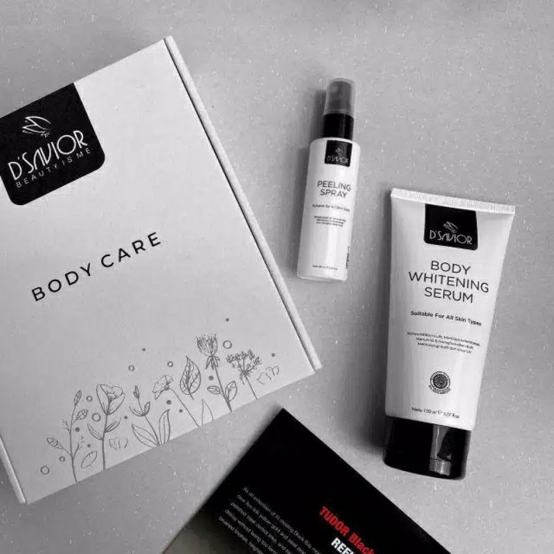 Paket Dsavior Whitening / Dsavior Body Whitening Serum / Dsavior Peeling Spray / D'savior Paket Glow