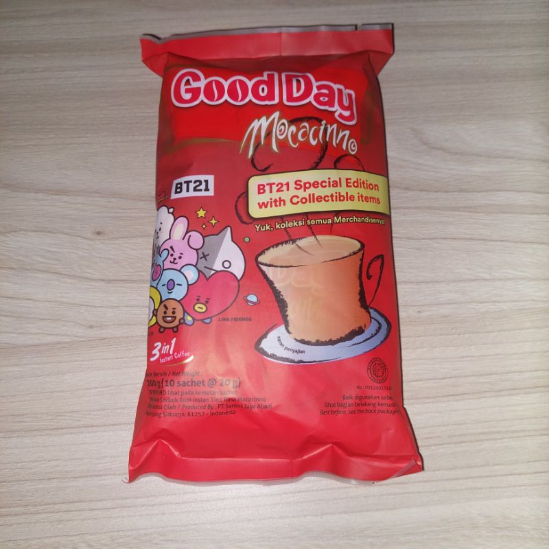 KOPI GOOD DAY BT21 MOCCACINNO