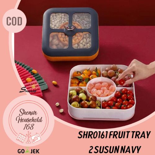 SHENAR , TOPLES SUSUN RUSA FRUIT TRAY TEMPAT PERMEN DAN KUE LEBARAN KERJANJANG KUE TOPLES DEER CANDY TRAY - BISA COD