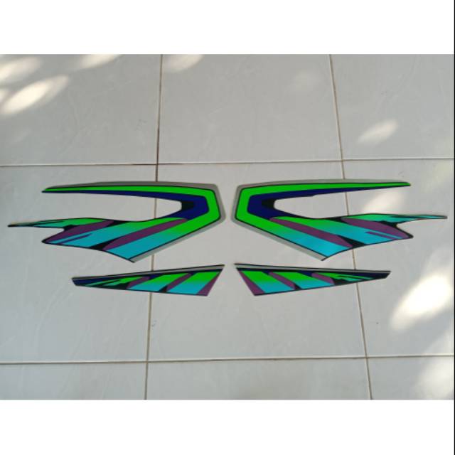 Lis/ striping rx king 1997 hijau set