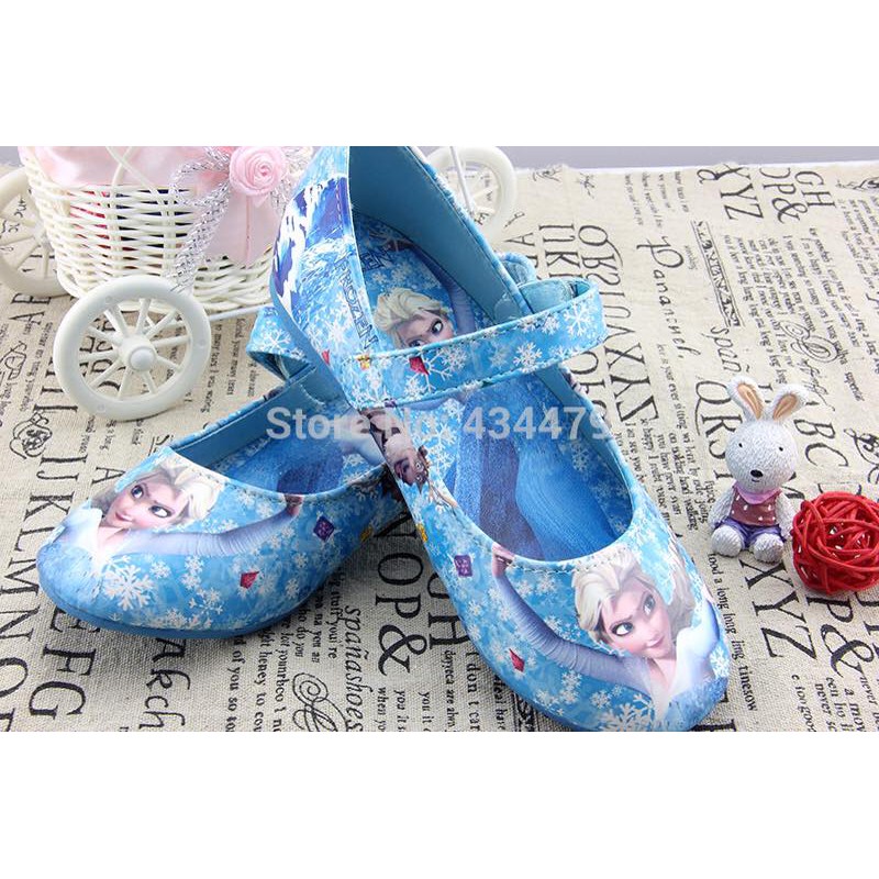 sepatu anak perempuan import flatshoes frozen