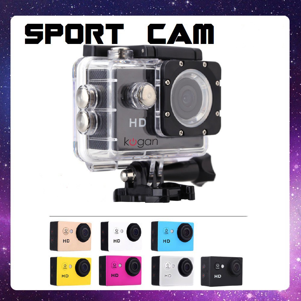 Action Camera | Sports HD-DV 1080P H.264 | Full HD 2.0&quot; LCD SCREEN