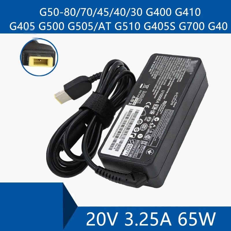 ADAPTOR CHARGER LAPTOP LENOVO 20V 3.25A USB