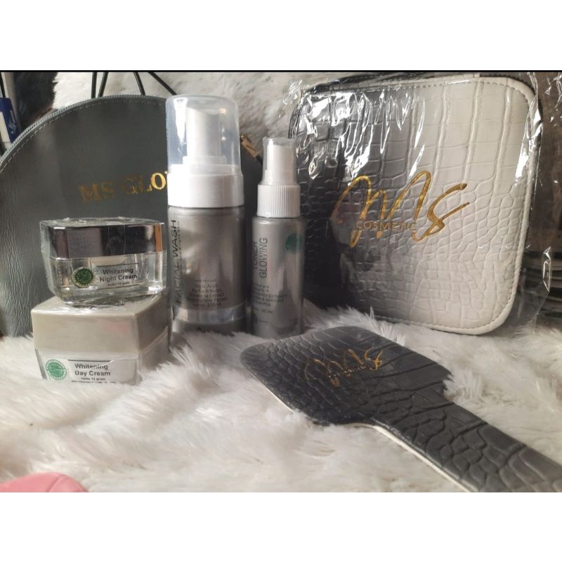 ms glow skincare free tas/box