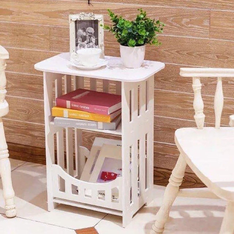 Rak buku Rak shabby kotak  Rak shabby bulat Rak shabby bintage 4 susun