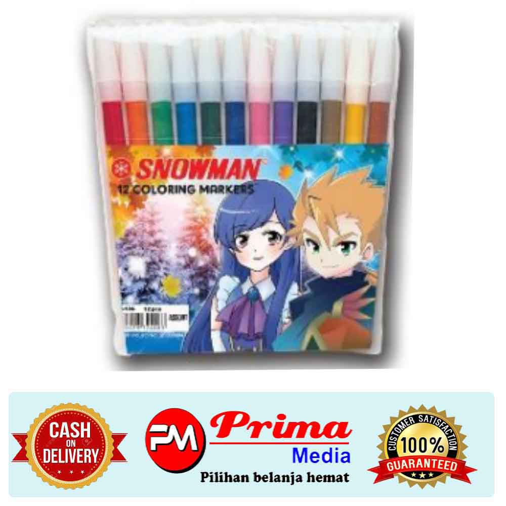 

Snowman Coloring Marker PW-12A