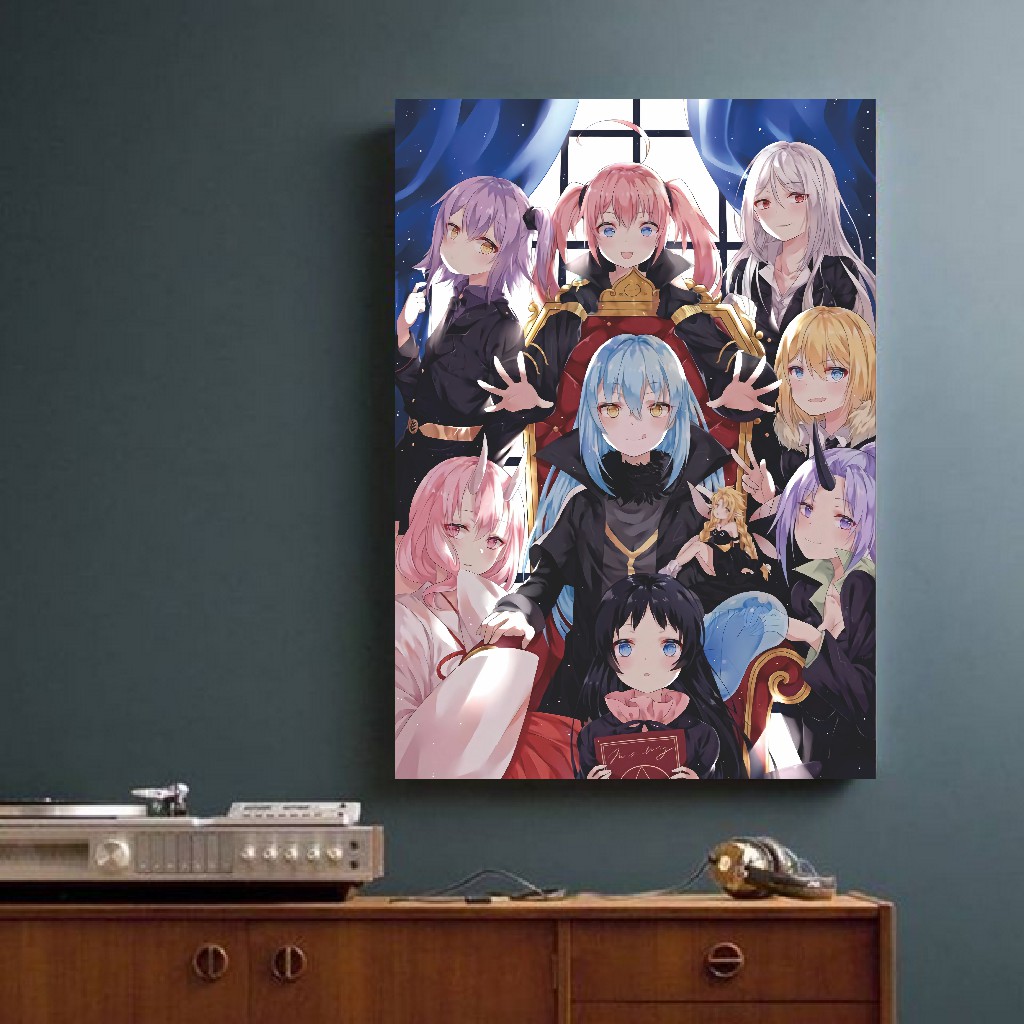 Poster Tensei Shitara Slime Datta Ken Tensura Size A3+ Anime Rimuru Shion Milim Benimaru Shuna-1