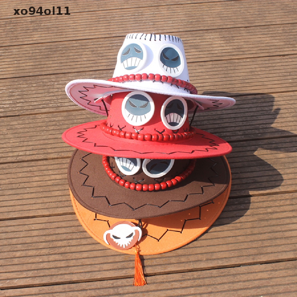 Topi Koboi Cosplay Anime One Piece Portgas D Ace Untuk Pria Dan Wanita