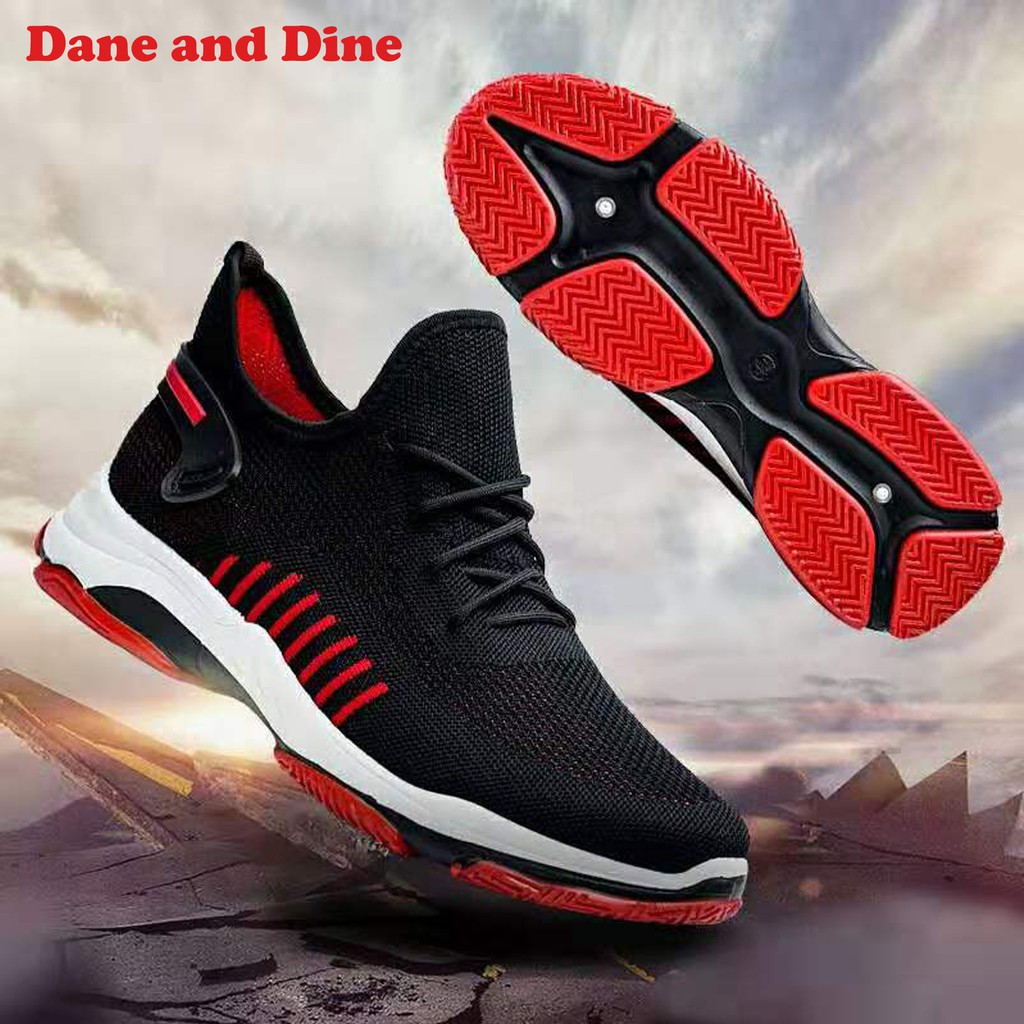 Sepatu sneakers pria Dane And Dine S0094 Hitam