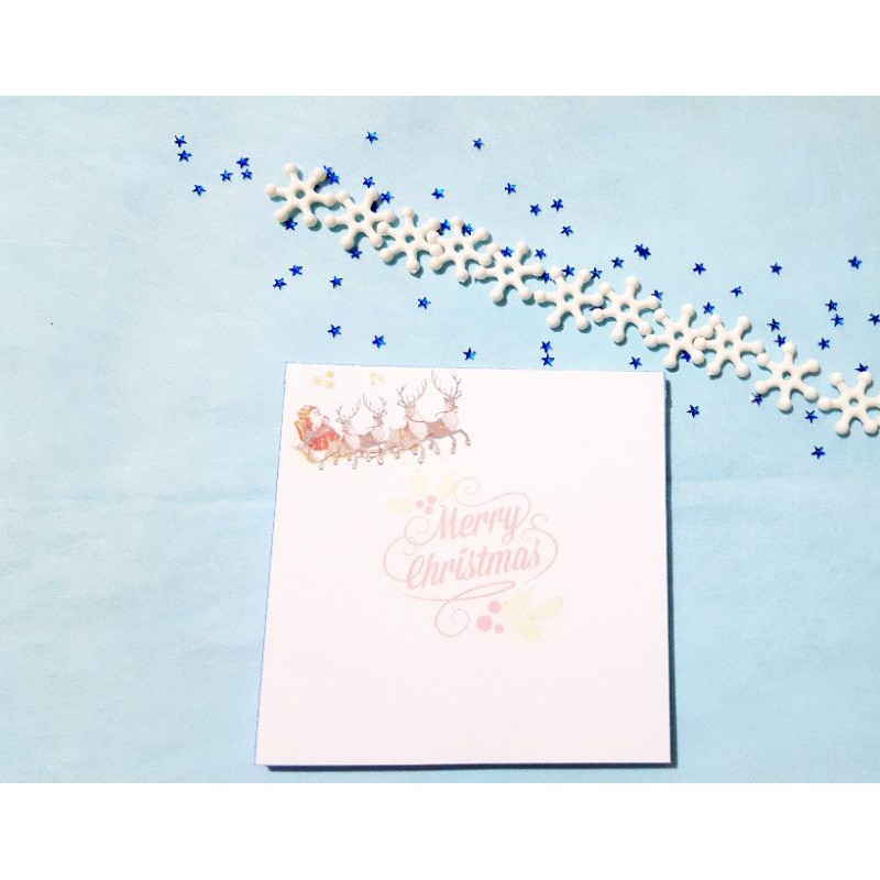 

Catatan Memo Pad Merry Christmas