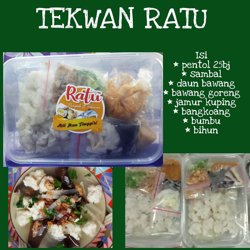 

Termurah!! Tekwan Komplit frozen box dan pouch