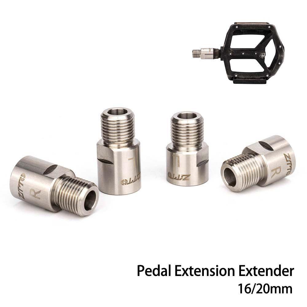 Lanfy Pedal Sepeda Memperpanjang Baut 16mm 20mm Tahan Lama Aksesoris Sepeda Bagian Sepeda Pedal Spacer Lengan Engkol Spacer Pedal Ekstensi Baut