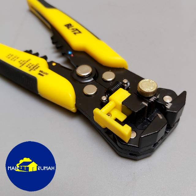 Tang Kupas Potong Kabel Multifungsi / Automatic Wire Stripper Krimping Crimping - BLITZ 8&quot; 8 inch