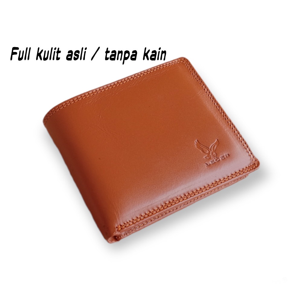 LECEN STORE Dompet Pria Full Kulit High Quality Tanpa Pelapis Kain Model Lipat