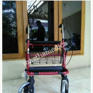 Rollator Beroda Walker Roda Tempat Kursi Duduk Tongkat Rollator Beroda Walker Roda Tempat Kursi Duduk Tongkat